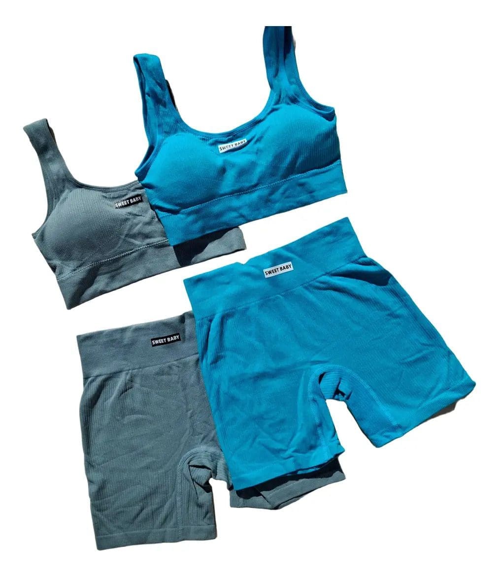 Conjunto Importado 2 Piezas Sweet Baby Top + Calza Biker - Image 29