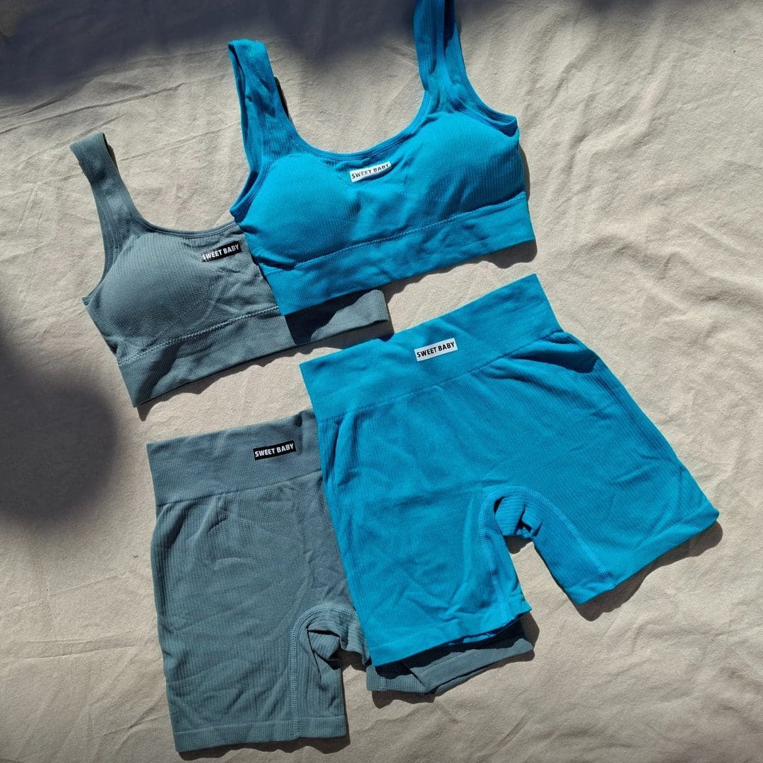 Conjunto Importado 2 Piezas Sweet Baby Top + Calza Biker - Image 31