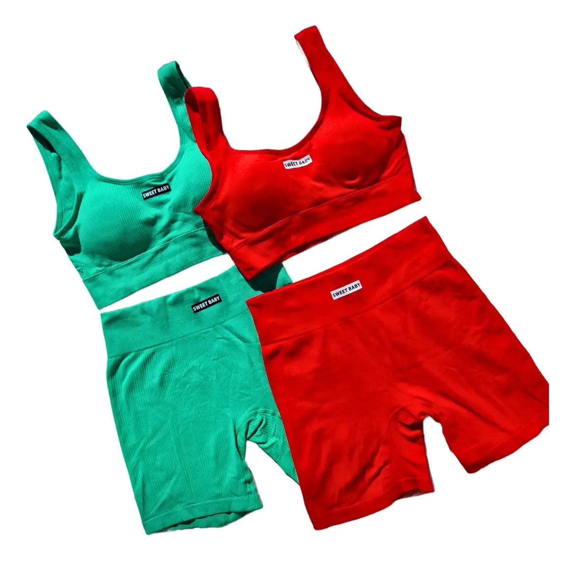 Conjunto Importado 2 Piezas Sweet Baby Top + Calza Biker - Image 11