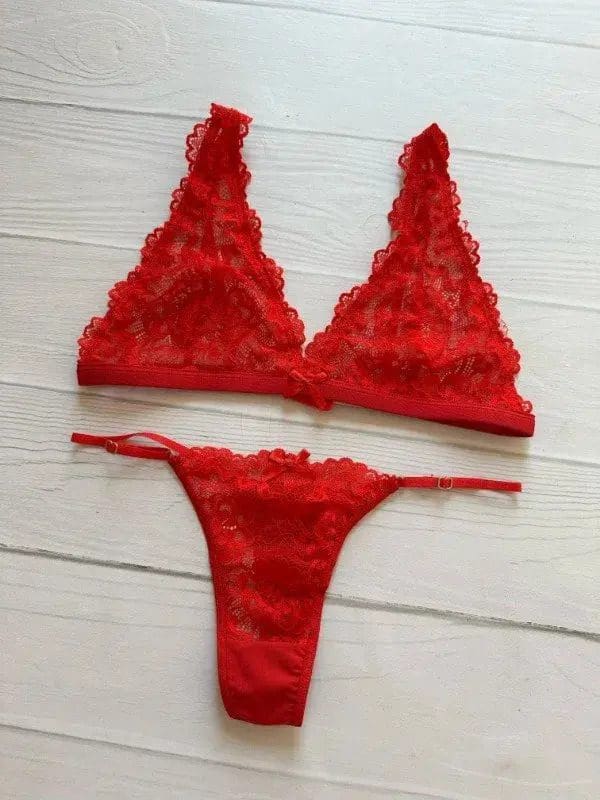 Conjunto Luanda Bralette Encaje 2 Piezas Tanga Sexy Lenceria - Image 5
