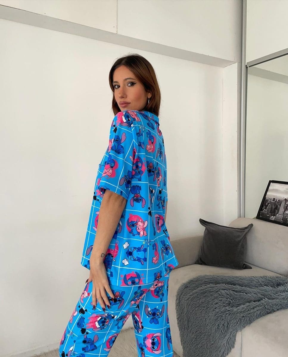 Pijama Mujer Premium Animados Camisa Super Amplios - Image 16