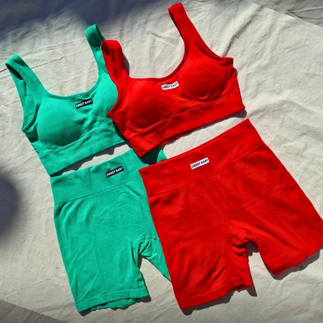 Conjunto Importado 2 Piezas Sweet Baby Top + Calza Biker - Image 13