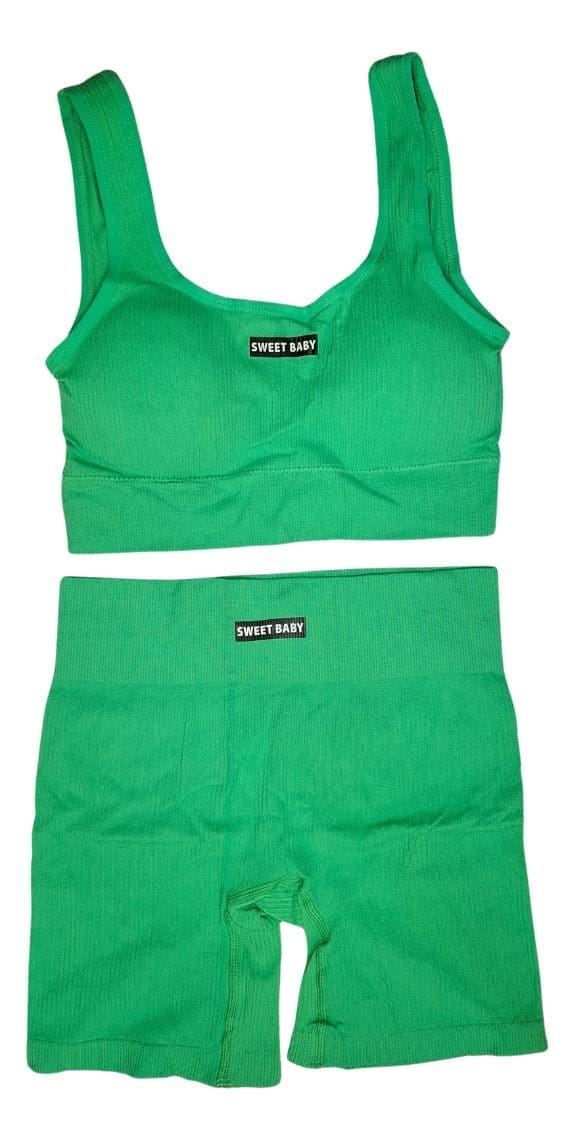Conjunto Importado 2 Piezas Sweet Baby Top + Calza Biker - Image 12