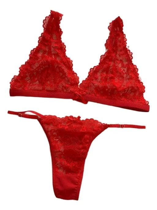 Conjunto Luanda Bralette Encaje 2 Piezas Tanga Sexy Lenceria - Image 6