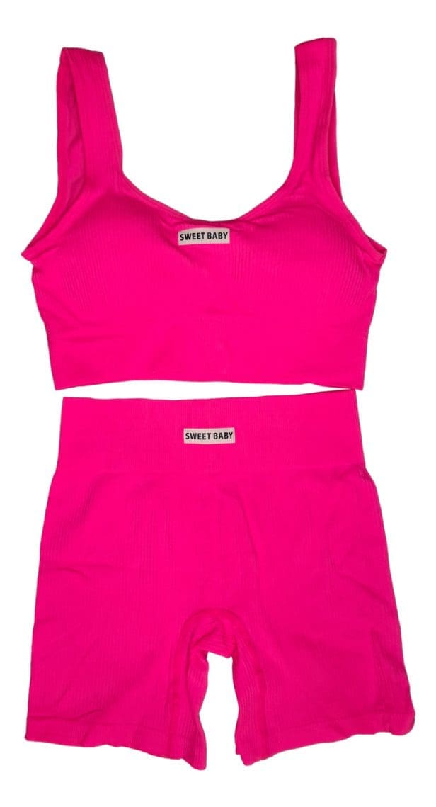 Conjunto Importado 2 Piezas Sweet Baby Top + Calza Biker - Image 6